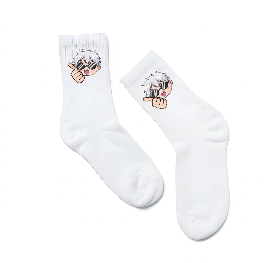 Chaussettes Gojo Satoru – Style Anime Japonais | Confort & Design Unique