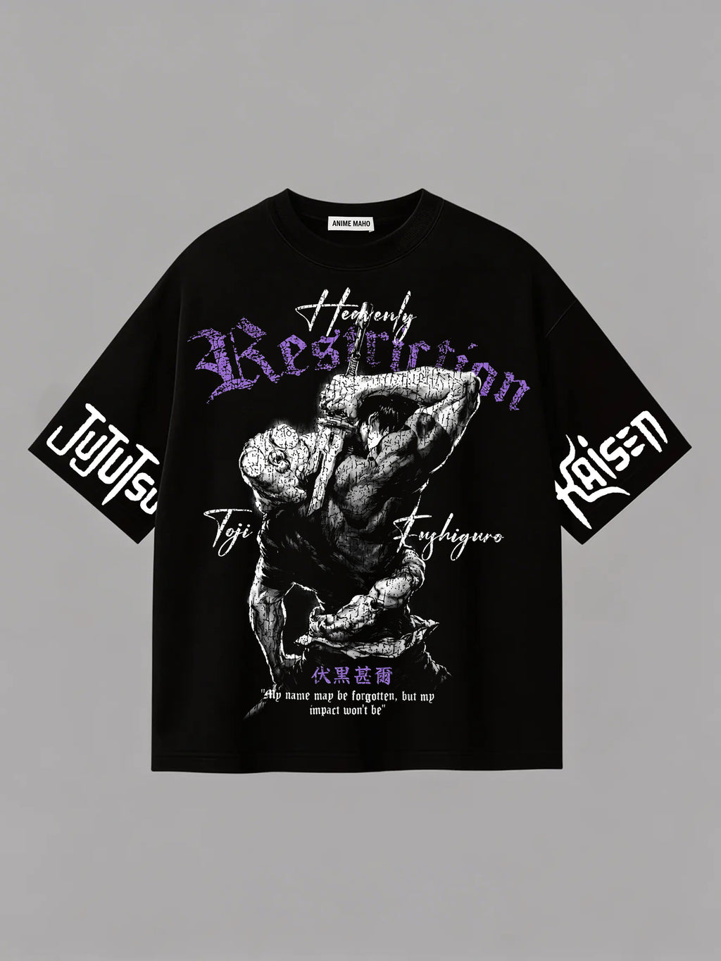 Toji Fushiguro Black  - Jujutsu Kaisen - T-shirt