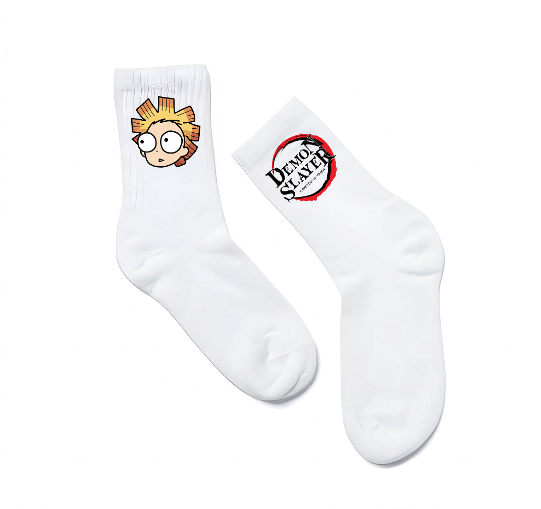 Chaussettes Zenitsu – Style Anime Japonais | Confort & Design Unique